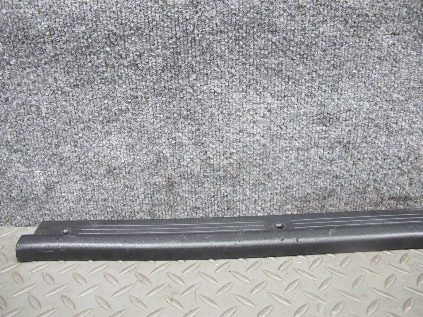84-89 Nissan Z31 300ZX 2+0 Left Right Door Scuff Sill Plate Trim Panel Set OEM