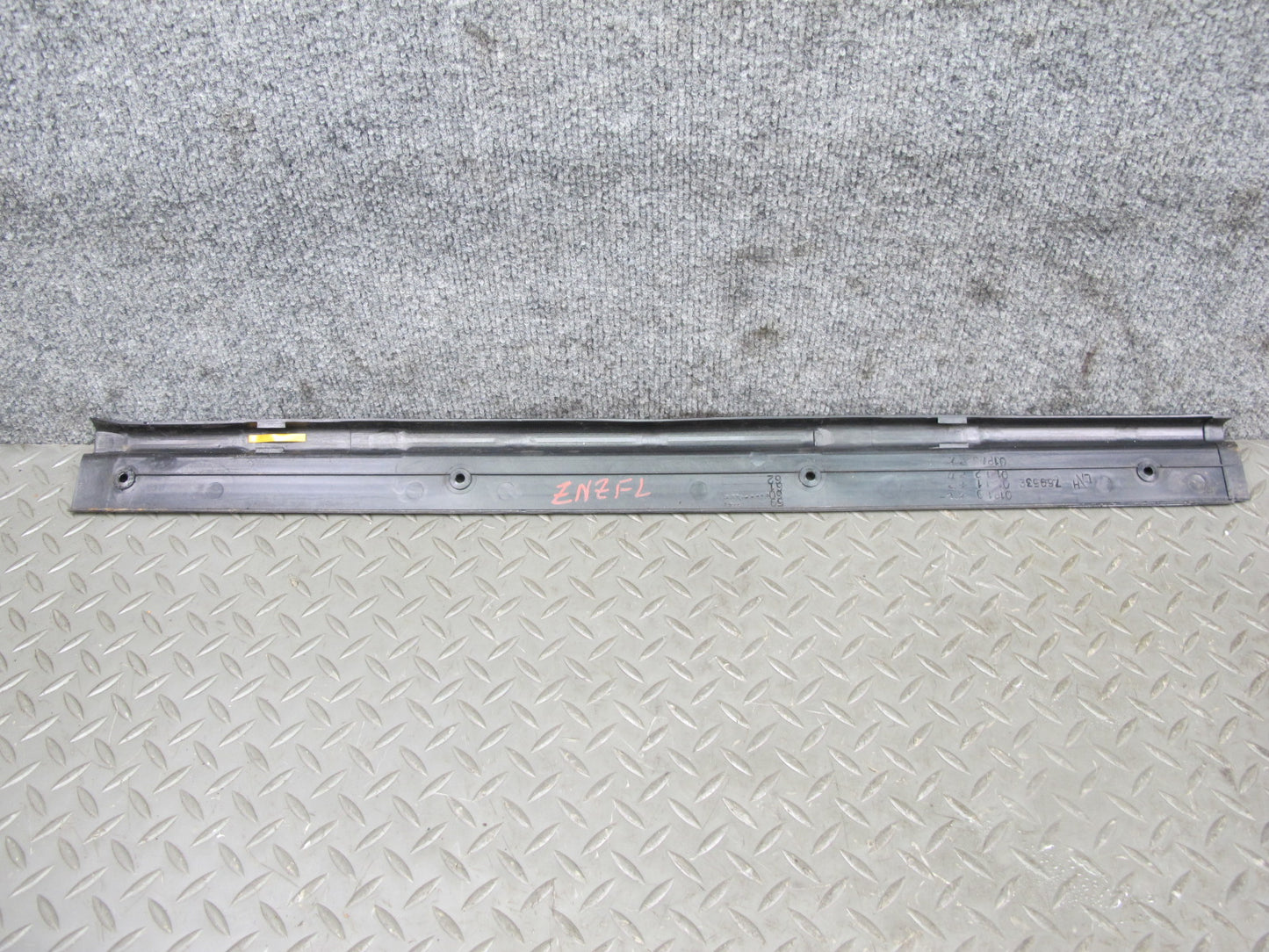 84-89 Nissan Z31 300ZX 2+0 Left Right Door Scuff Sill Plate Trim Panel Set OEM