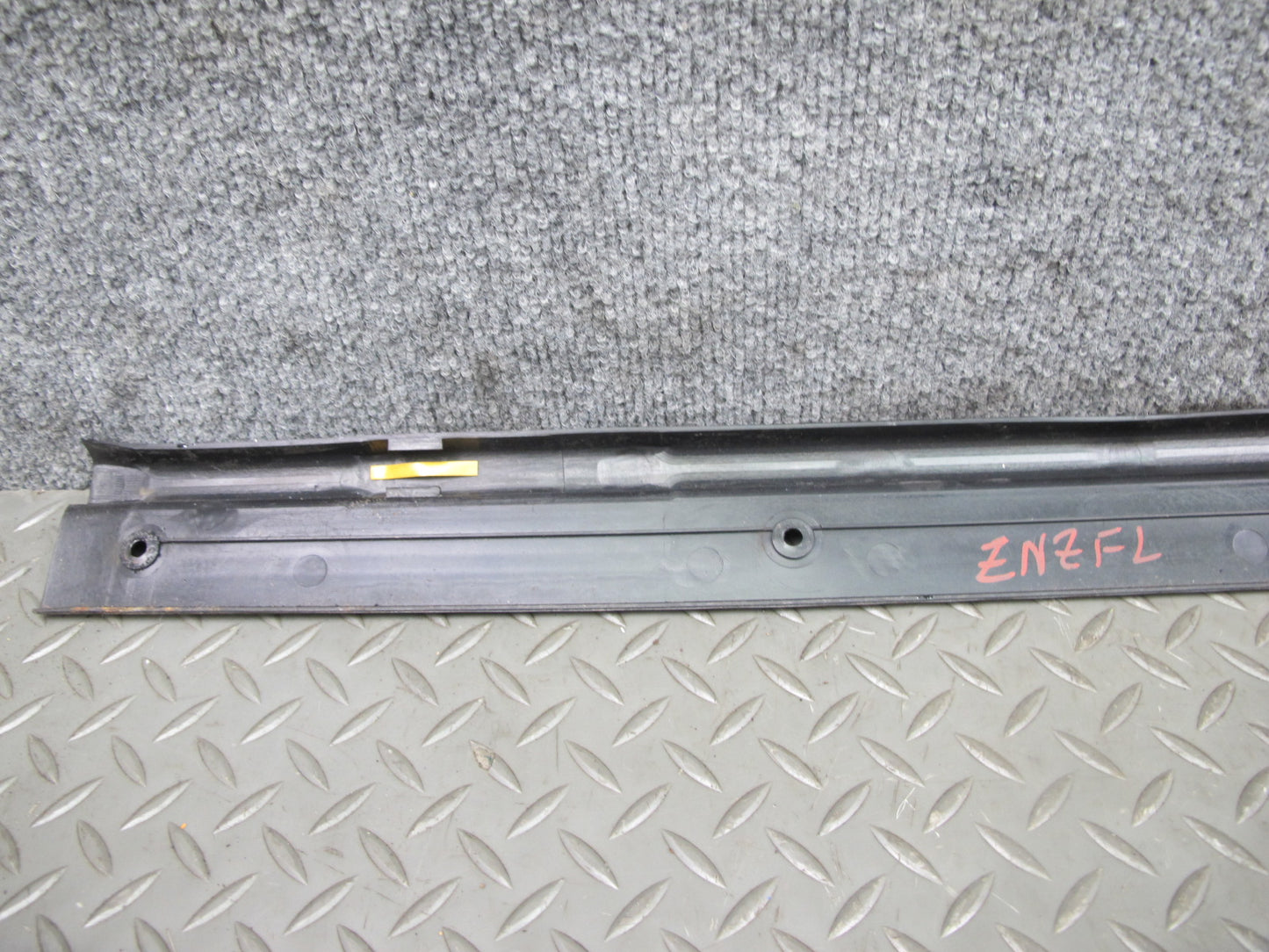 84-89 Nissan Z31 300ZX 2+0 Left Right Door Scuff Sill Plate Trim Panel Set OEM