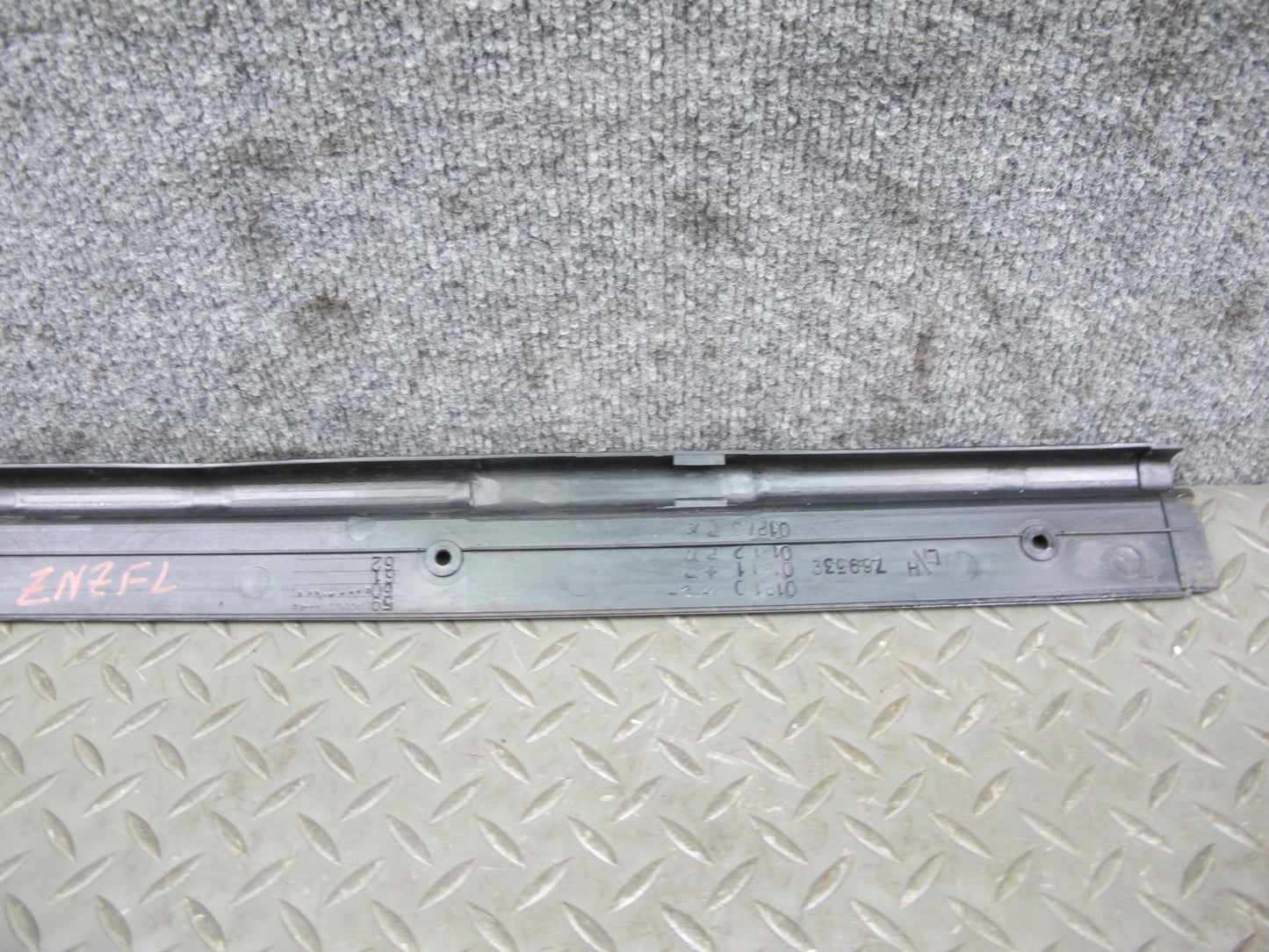 84-89 Nissan Z31 300ZX 2+0 Left Right Door Scuff Sill Plate Trim Panel Set OEM