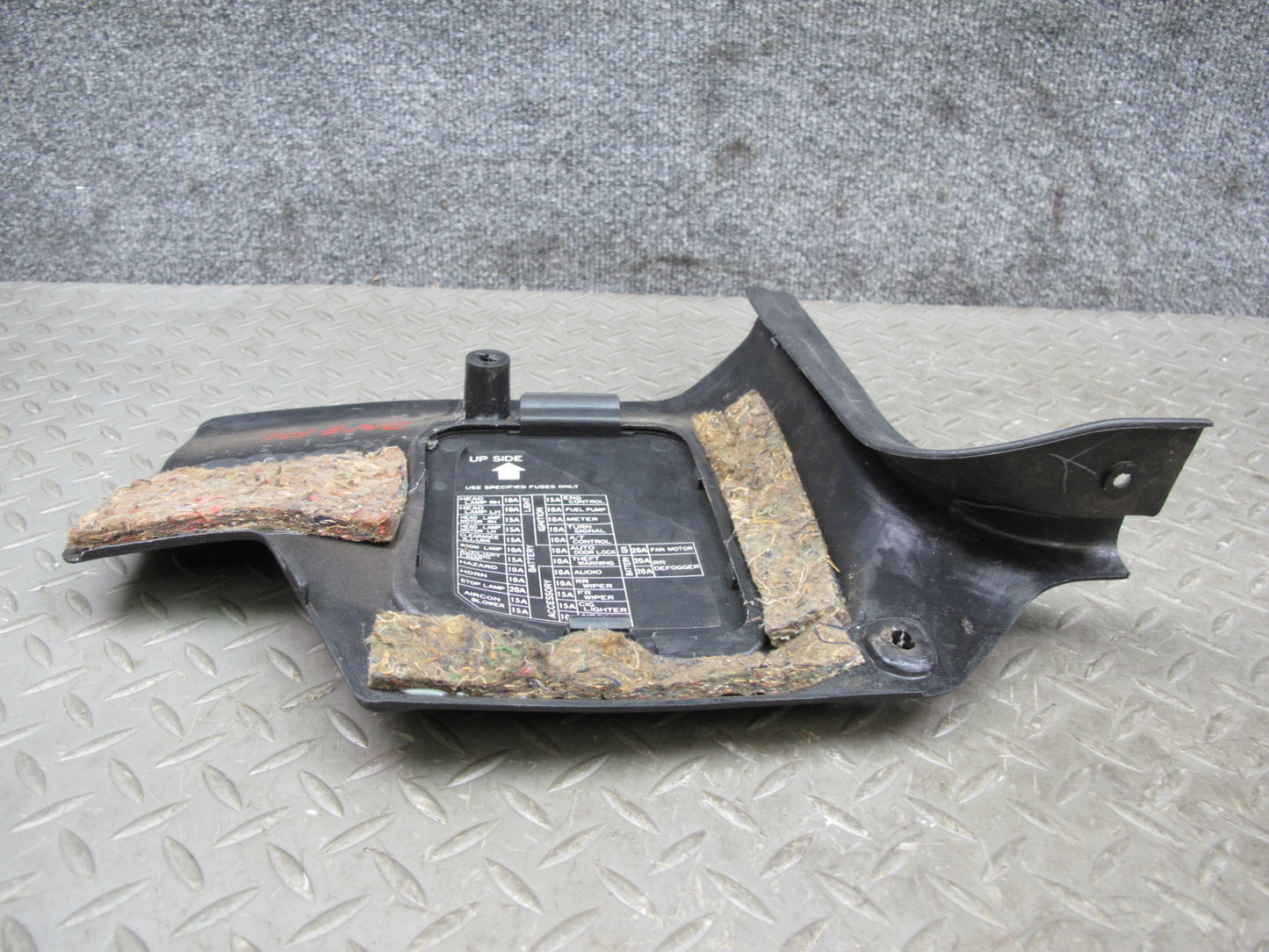 84-86 Nissan Z31 300ZX Set of 2 Front Left & Right Kick Trim Cover Panel OEM