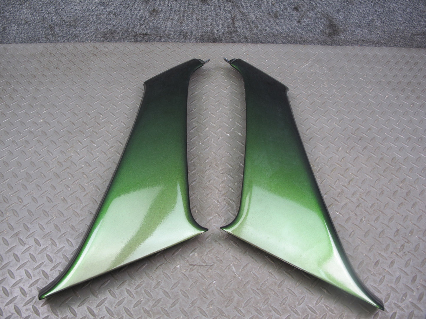 91-93 Mitsubishi 3000GT Set of 2 Center B Pillar Trim Molding Cover OEM