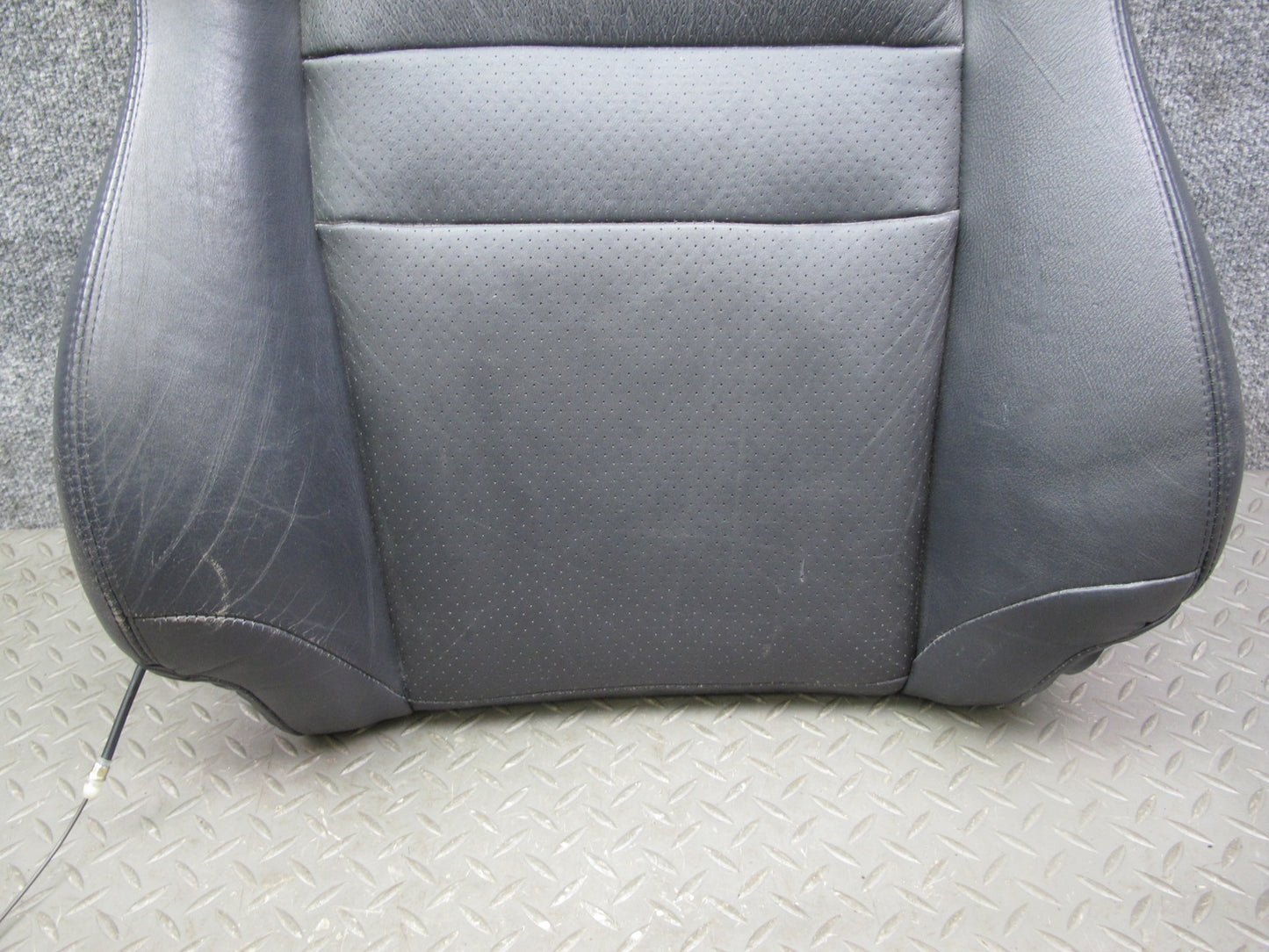 91-93 Mitsubishi 3000GT Front Right Seat Upper Backrest Leather Cushion OEM