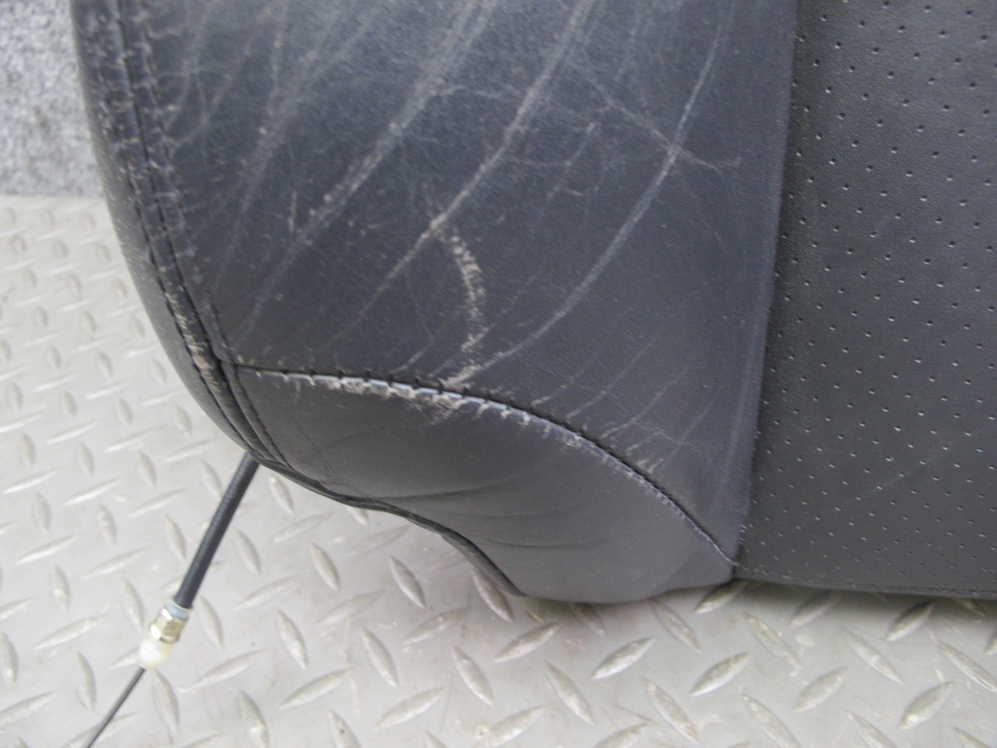 91-93 Mitsubishi 3000GT Front Right Seat Upper Backrest Leather Cushion OEM