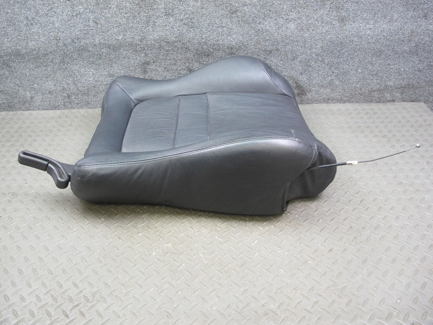 91-93 Mitsubishi 3000GT Front Right Seat Upper Backrest Leather Cushion OEM