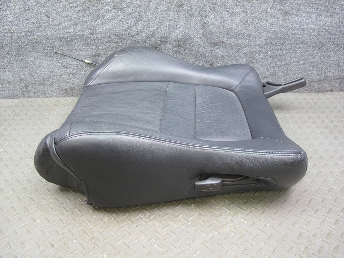 91-93 Mitsubishi 3000GT Front Right Seat Upper Backrest Leather Cushion OEM
