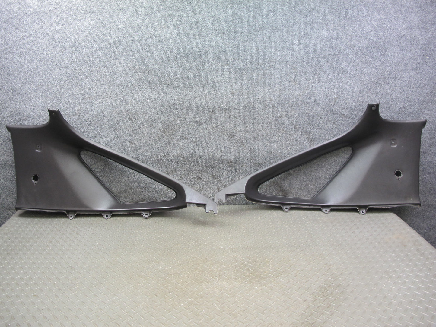 91-93 Mitsubishi 3000GT Set of 2 Rear Quarter Window Interior Trim Panel OEM
