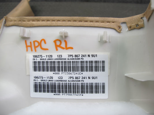 2011-2018 Porsche Cayenne 958 Rear Left & Right Upper C Pillar Trim Panel Set