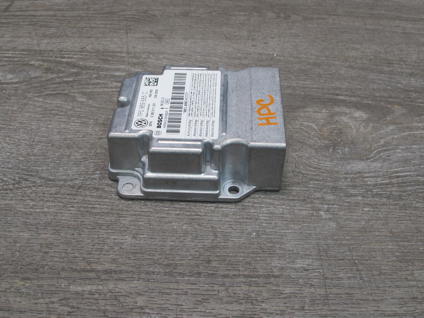11-14 PORSCHE CAYENNE 958 SRS AIRBAG CONTROL MODULE UNIT 7P0959655C OEM
