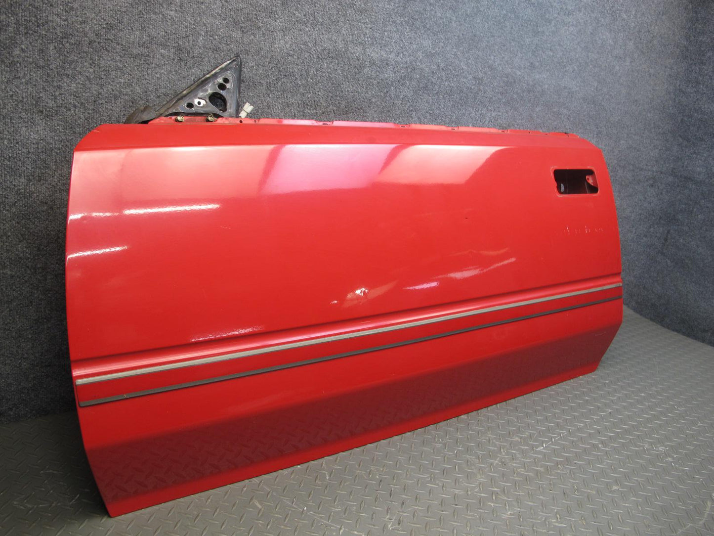 85-89 Toyota MR2 AW15 Left Driver Door Shell Panel Cover RED OEM