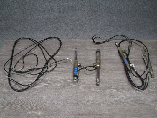 01-06 BMW E46 Convertible TOP Roof Hydraulic Shock Cylinder Hose Line Set OEM