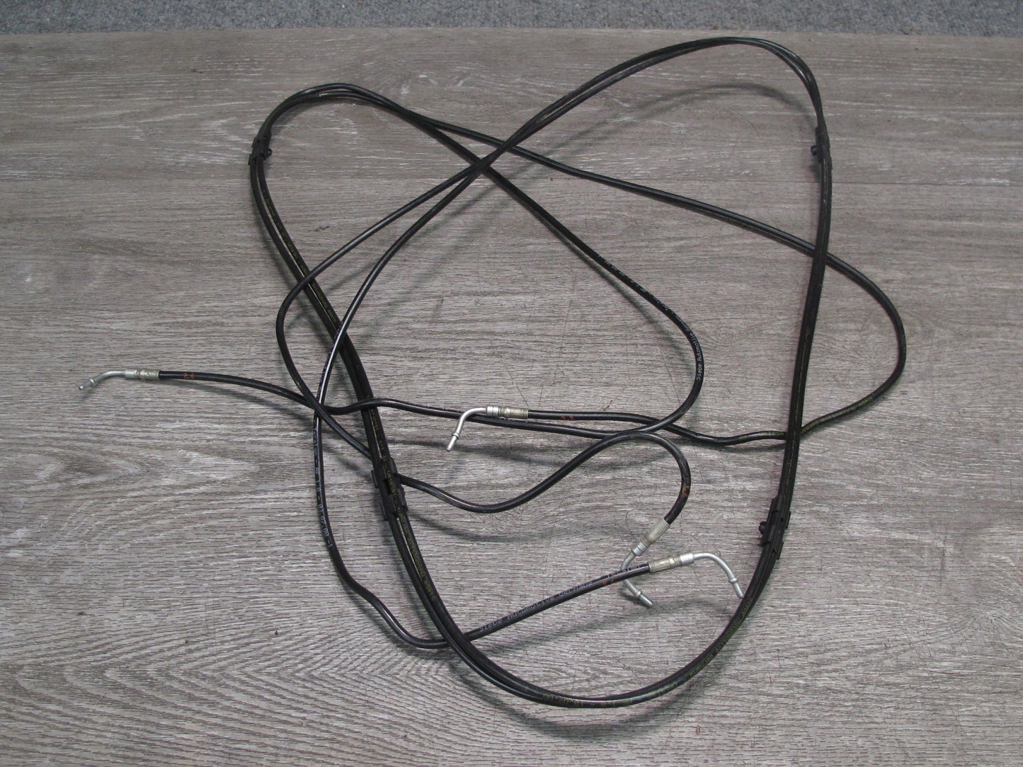 01-06 BMW E46 Convertible TOP Roof Hydraulic Shock Cylinder Hose Line Set OEM