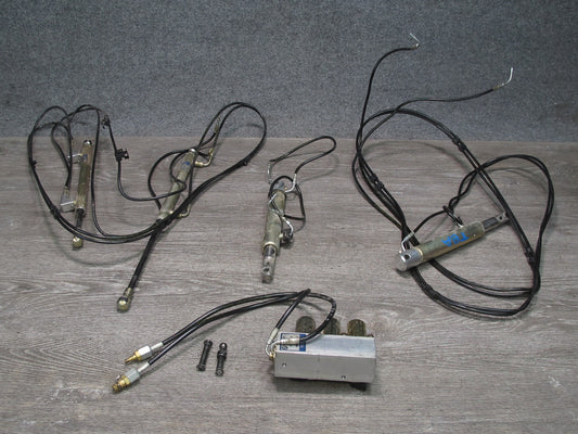 01-06 BMW E46 Convertible TOP Roof Hydraulic Shock Cylinder Block Line Set OEM