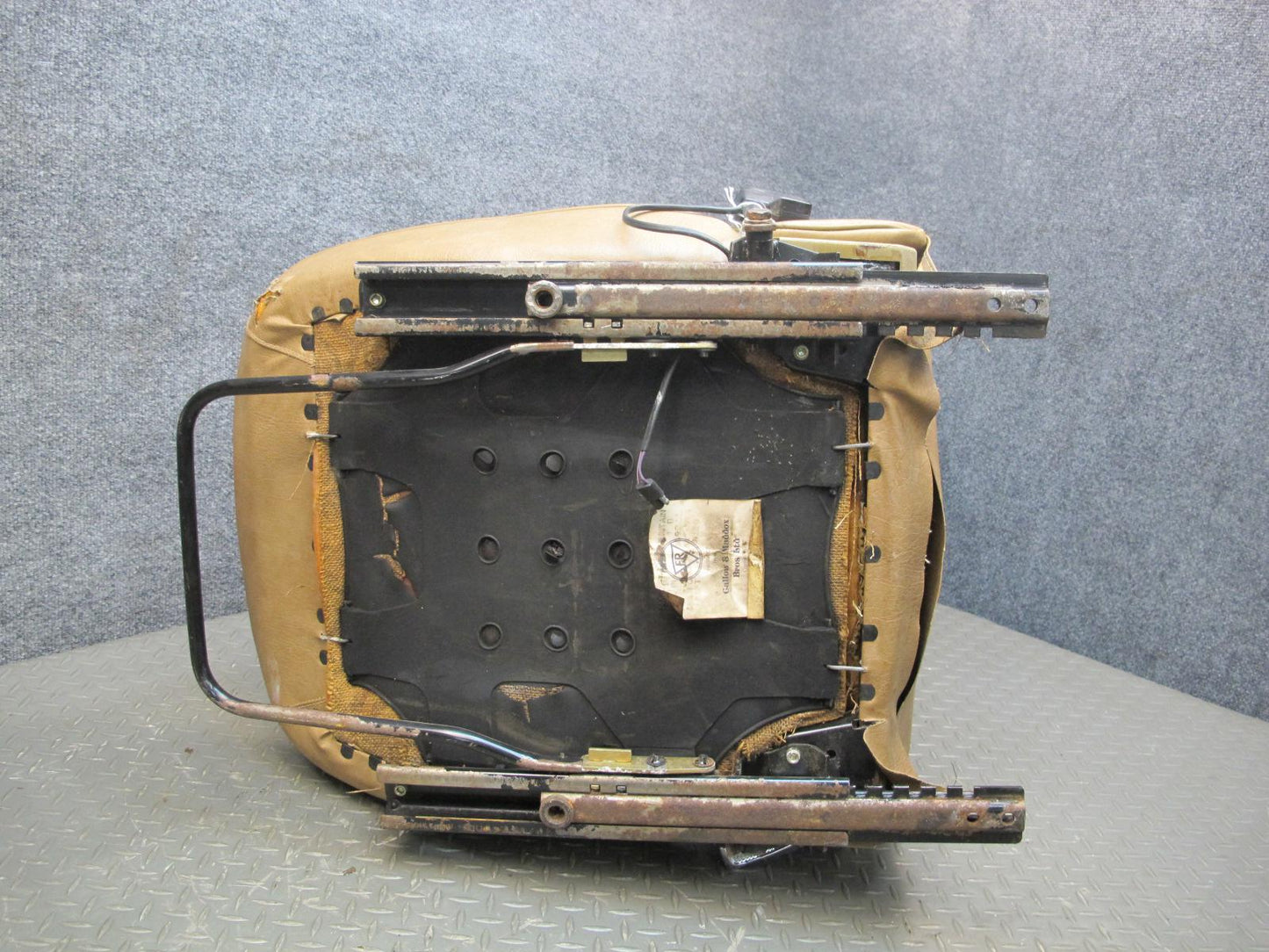 75-82 Triumph TR7 Front Right Beige Cloth Seat OEM