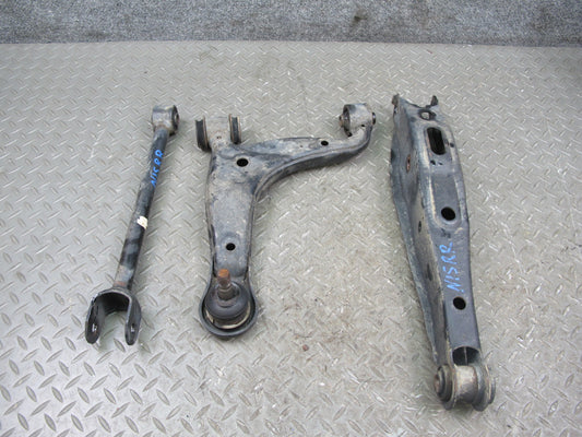01-05 Lexus JCE10L IS300 Set of 3 Rear Right Upper & Lower Control Arm OEM