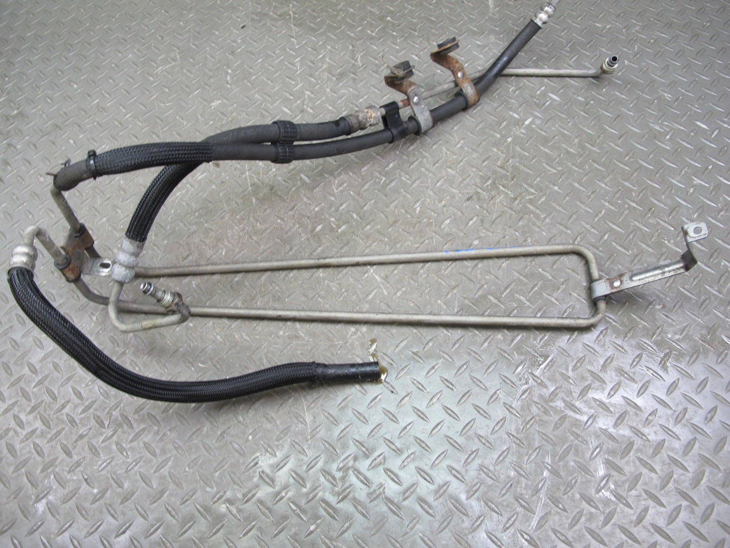 06-09 Pontiac Solstice Power Steering Hose Pipe Line Set OEM