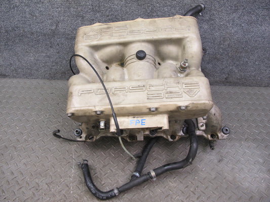 1987-1991 Porsche 928 S4 5.0L Engine Air Intake Manifold Throttle Body Assembly