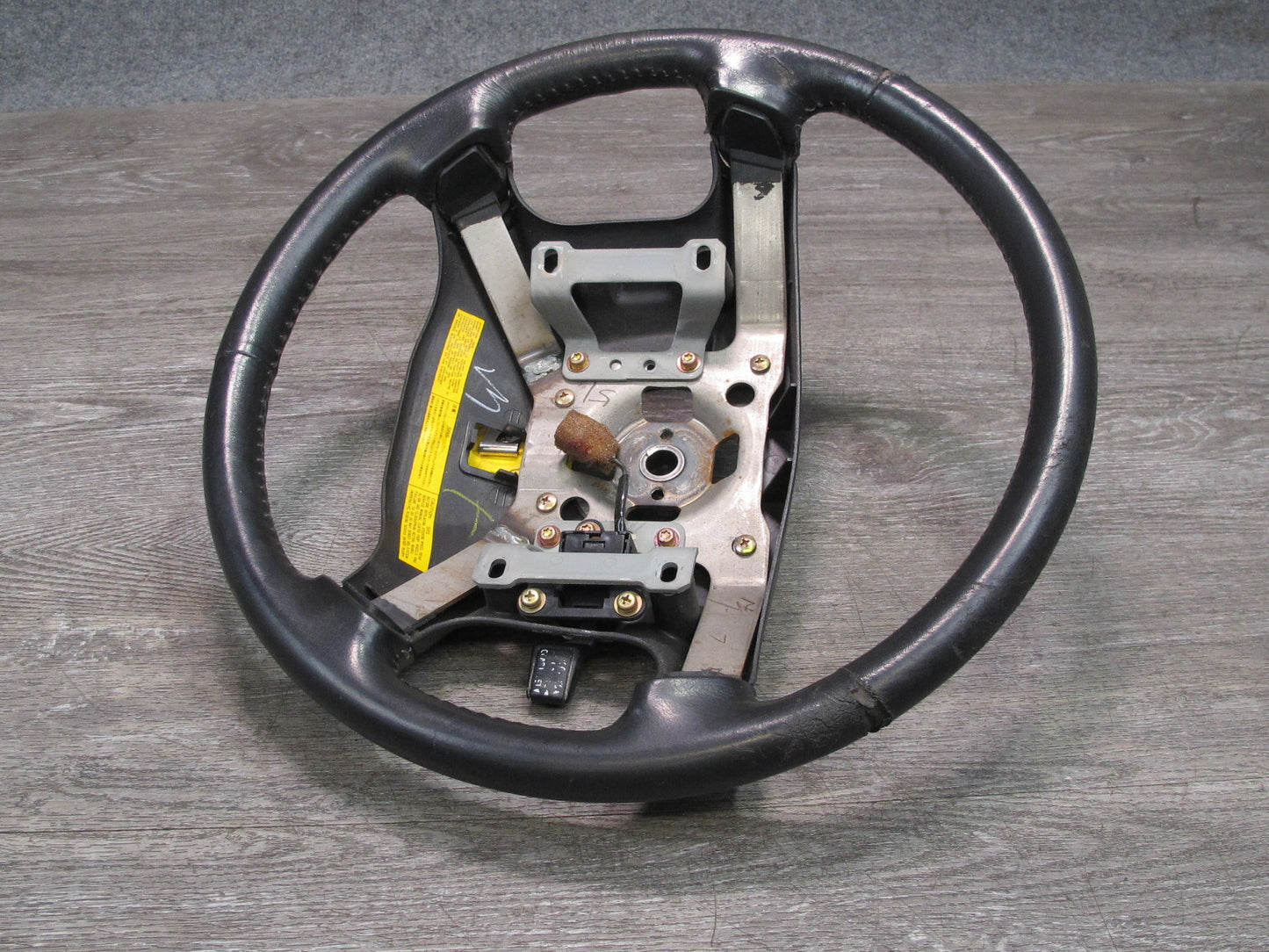 91-93 Mitsubishi 3000GT Dodge Stealth Leather Steering w Cruise Switch OEM