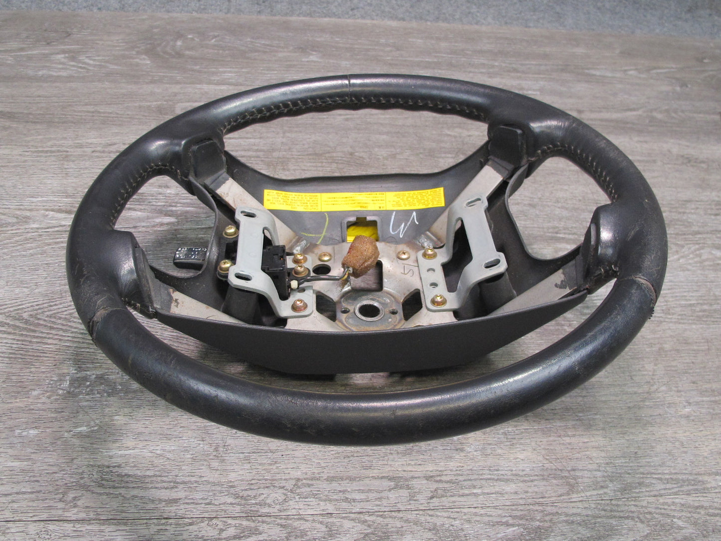 91-93 Mitsubishi 3000GT Dodge Stealth Leather Steering w Cruise Switch OEM