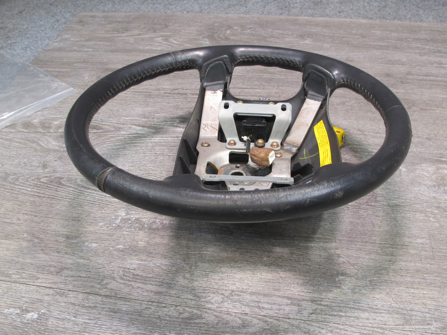 91-93 Mitsubishi 3000GT Dodge Stealth Leather Steering w Cruise Switch OEM