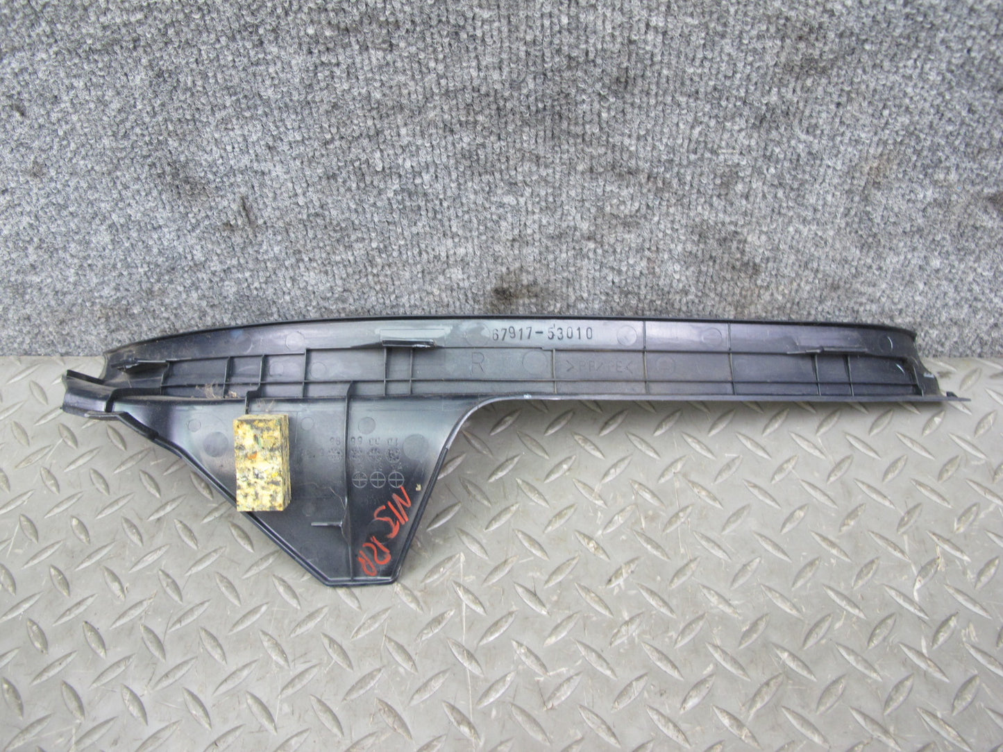 01-05 Lexus JCE10L IS300 Set of 2 Rear Right Left Door Scuff Sill Plate Trim OEM
