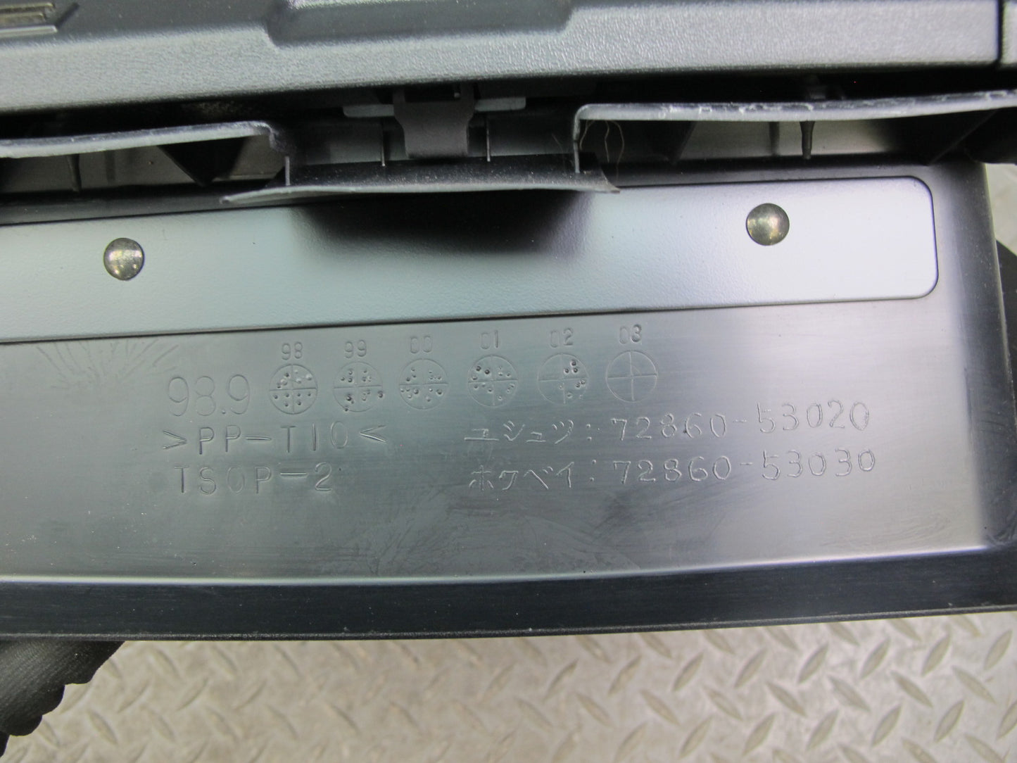 01-05 Lexus IS300 Sedan Rear Seat Access Trunk Door w Storage Extension OEM