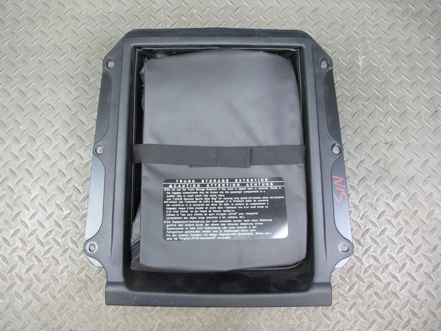 01-05 Lexus IS300 Sedan Rear Seat Access Trunk Door w Storage Extension OEM