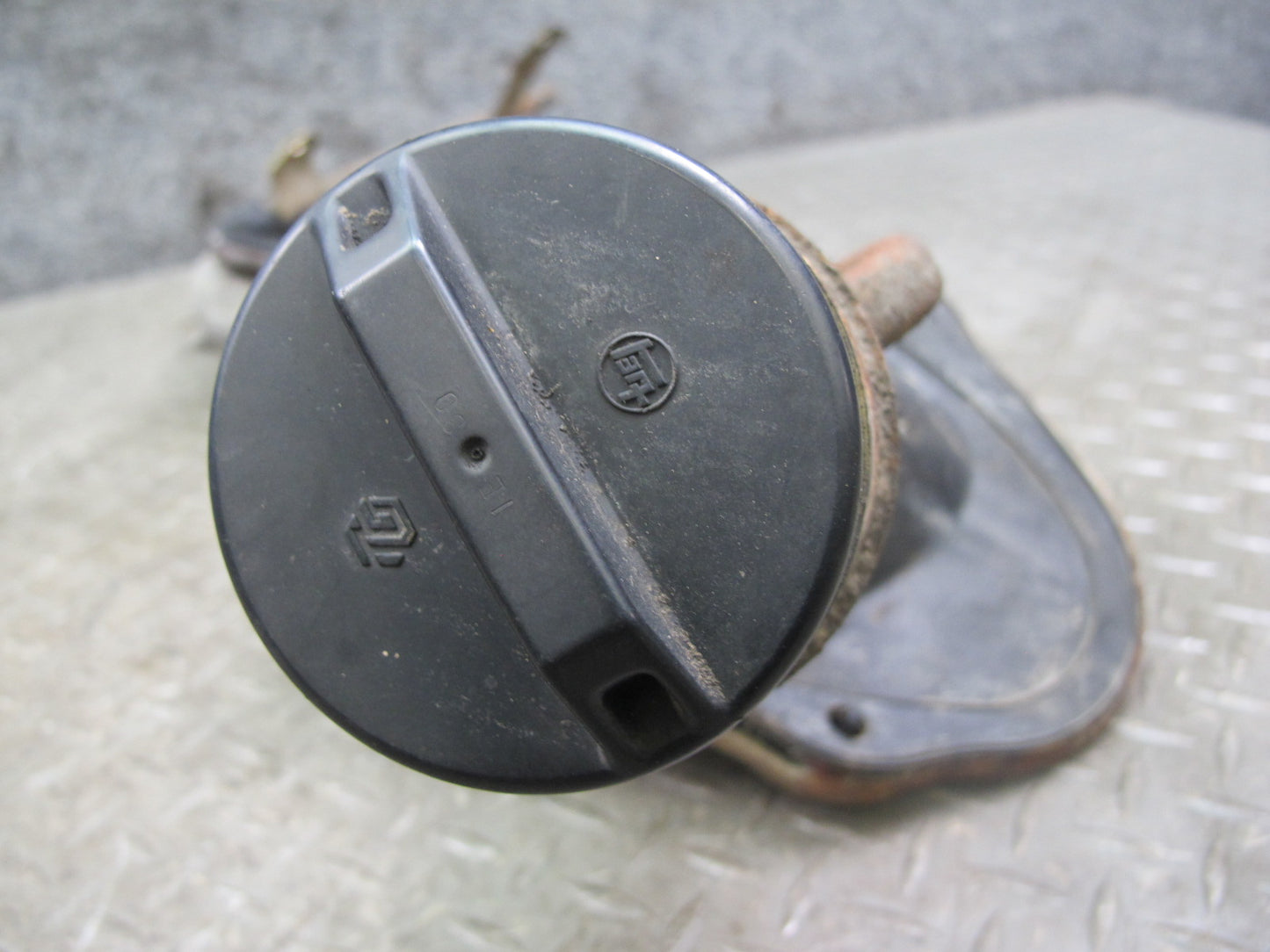 85-89 Toyota MR2 AW15 Fuel Tank Filler Neck w Cap Cover OEM