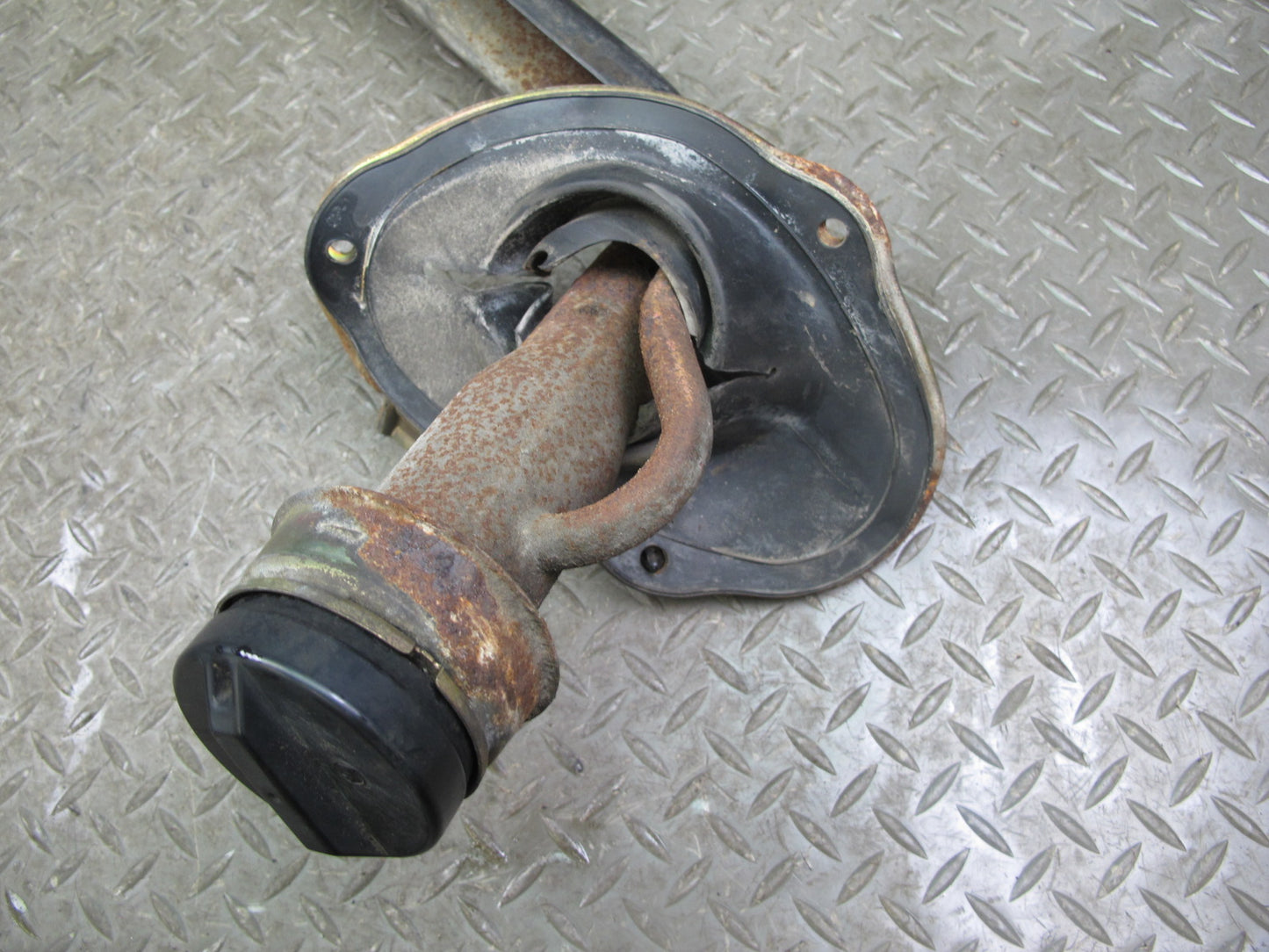 85-89 Toyota MR2 AW15 Fuel Tank Filler Neck w Cap Cover OEM