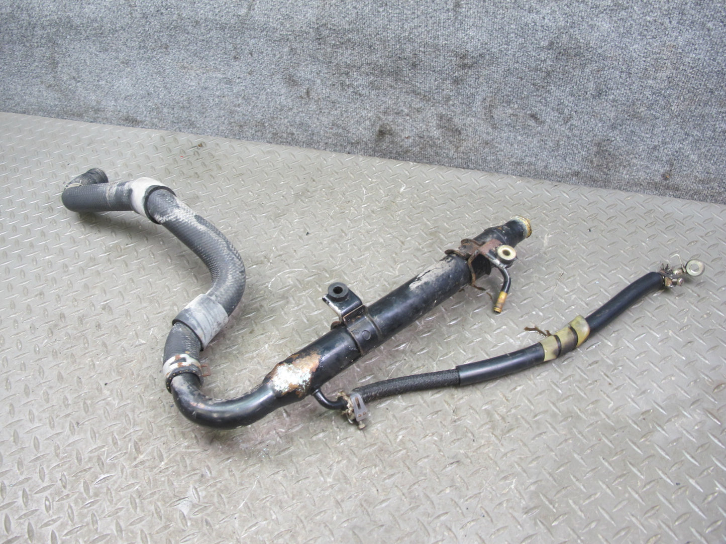85-86 Toyota MR2 Engine & Automatic Transmission Oil Cooler Hose Pipe Set OEM
