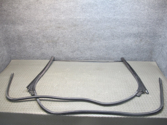 01-06 BMW E46 Convertible Left & Right Door Weatherstrip Rubber Seal Set OEM