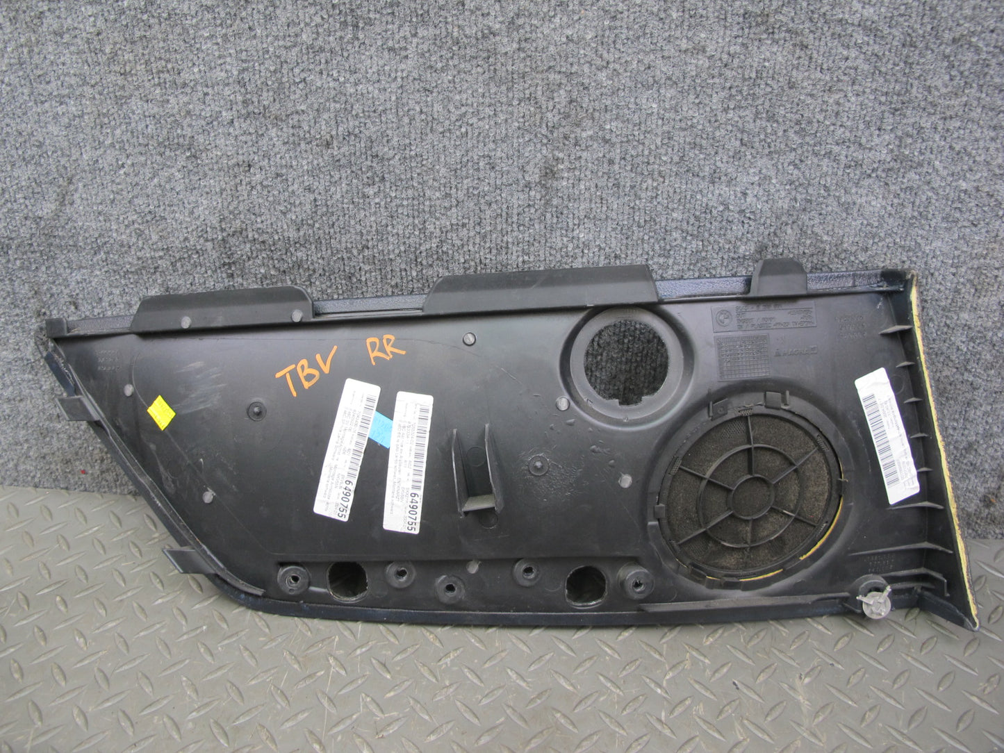 01-06 BMW E46 Convertible Rear Right Quarter Interior Trim Cover Panel Set OEM