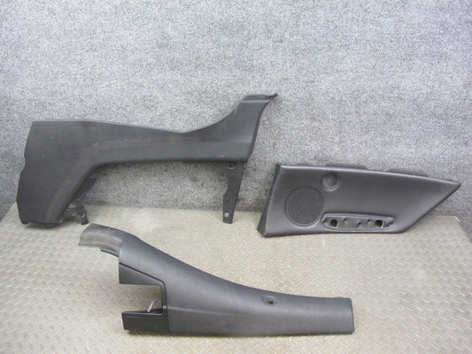 01-06 BMW E46 Convertible Rear Right Quarter Interior Trim Cover Panel Set OEM
