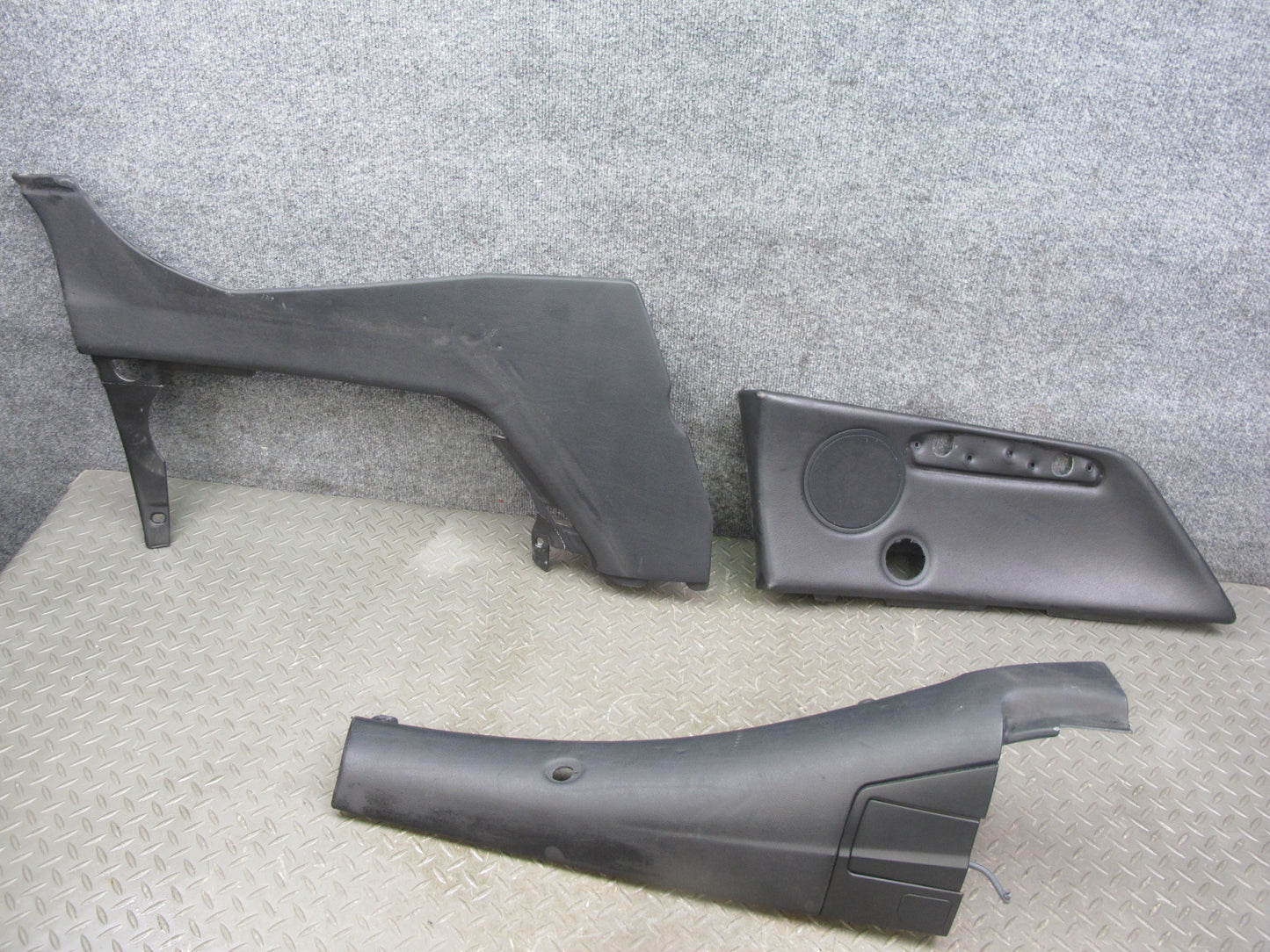 01-06 BMW E46 Convertible Rear Left Quarter Interior Trim Cover Panel Set OEM