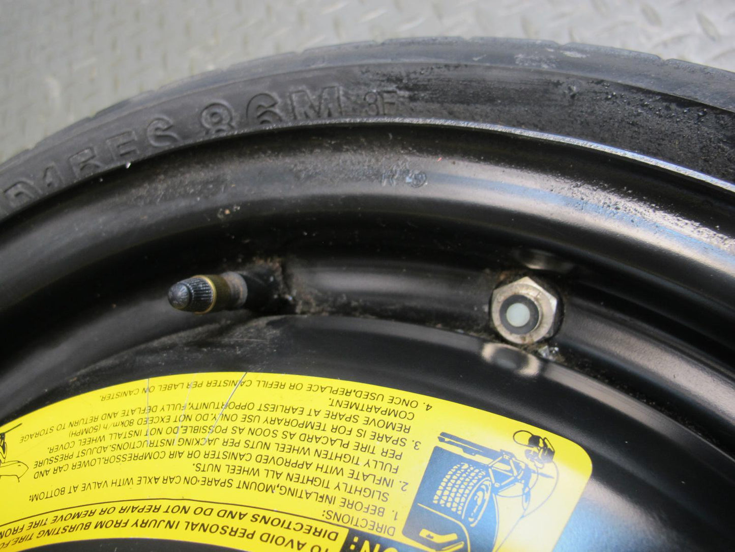 90-96 Nissan Z32 300ZX Emergency Spare Tire 15" Wheel 15x5J 40300-41P00 OEM