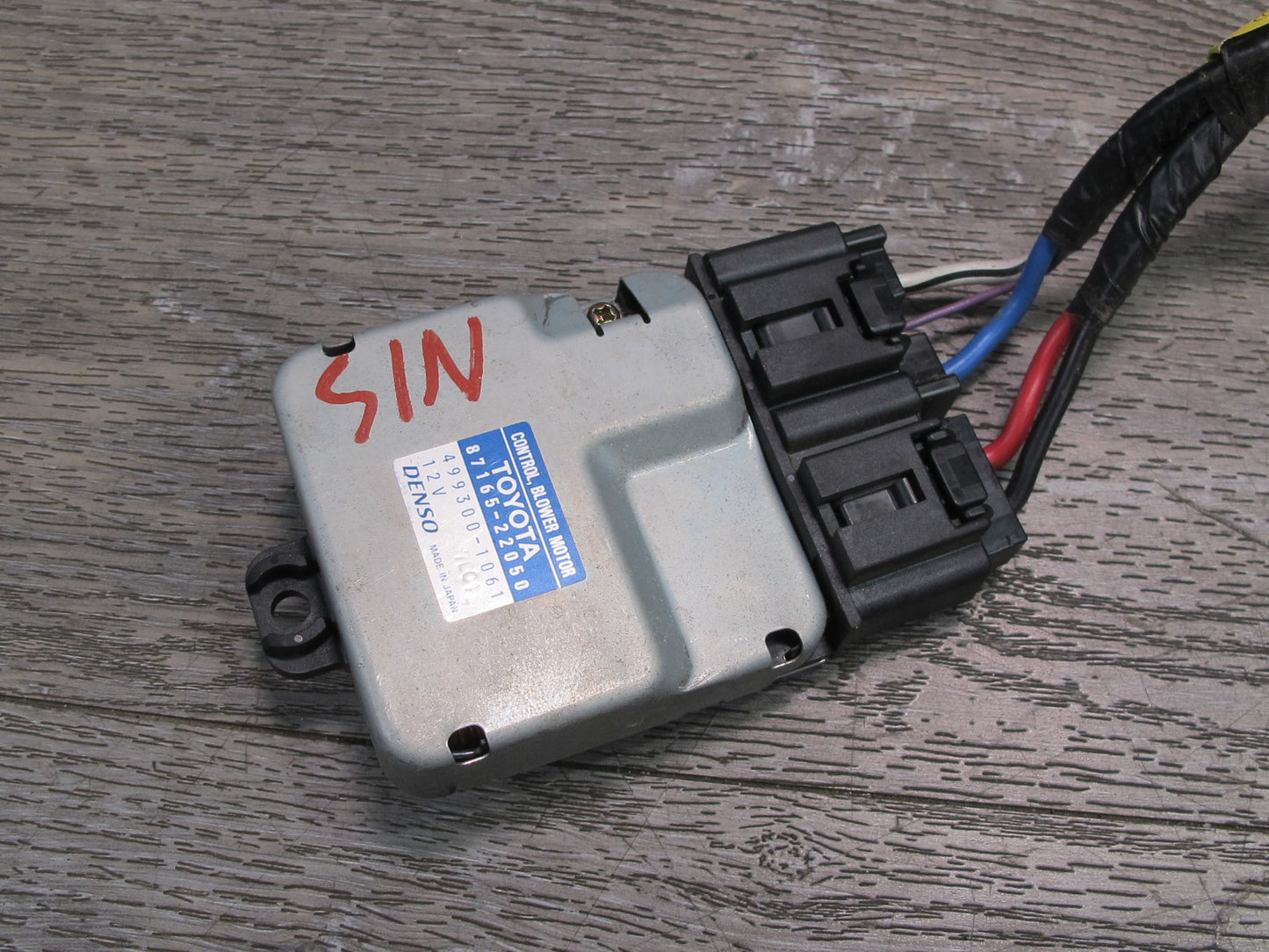 01-05 Lexus JCE10L IS300 A/C Heater Blower Motor Fan w Control Module Set OEM