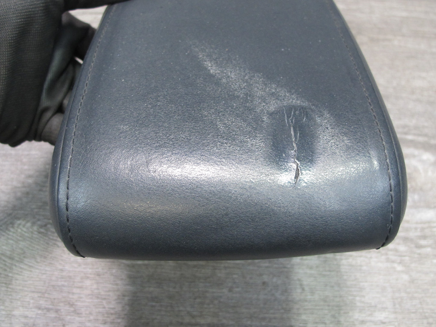 02-05 Lexus JCE10L IS300 Center Console Leather Armrest w Bracket Black OEM