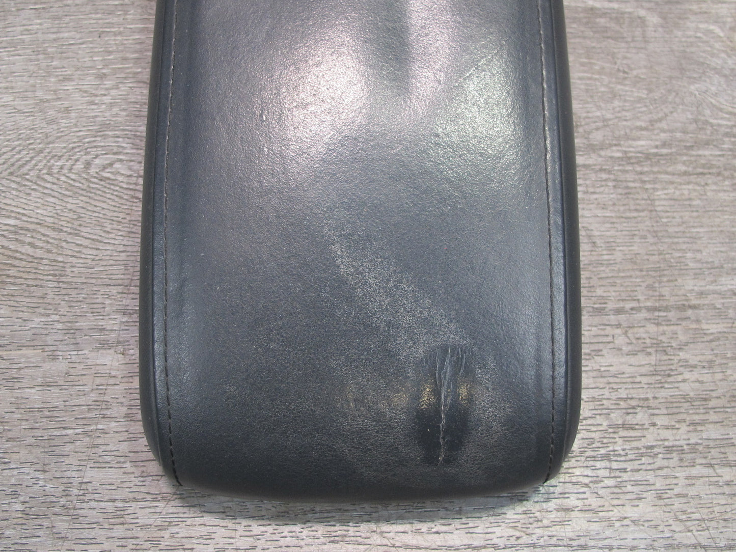02-05 Lexus JCE10L IS300 Center Console Leather Armrest w Bracket Black OEM