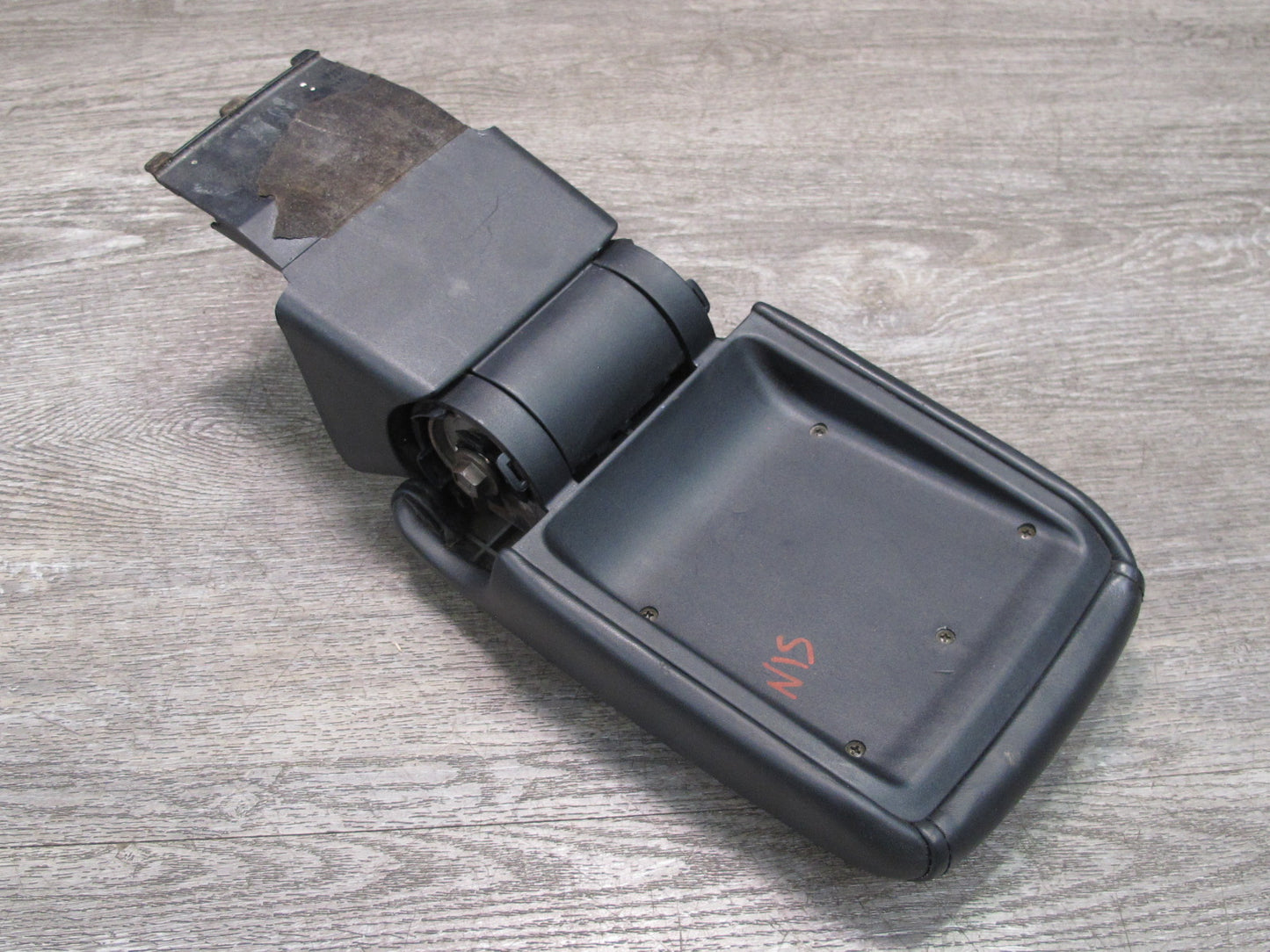 02-05 Lexus JCE10L IS300 Center Console Leather Armrest w Bracket Black OEM