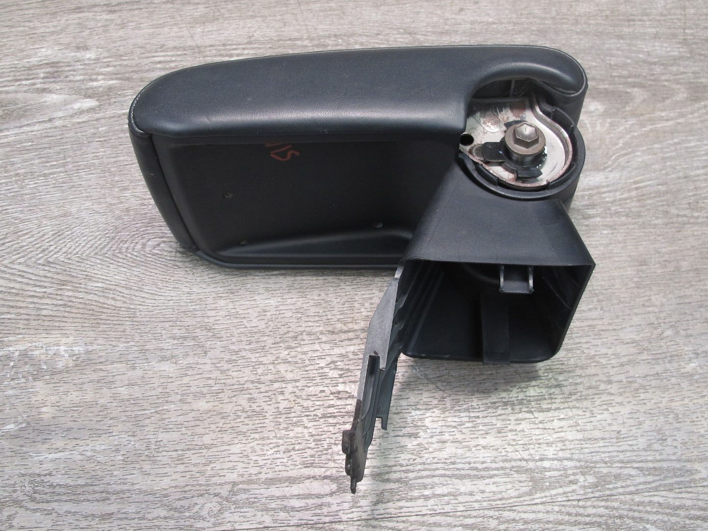 02-05 Lexus JCE10L IS300 Center Console Leather Armrest w Bracket Black OEM