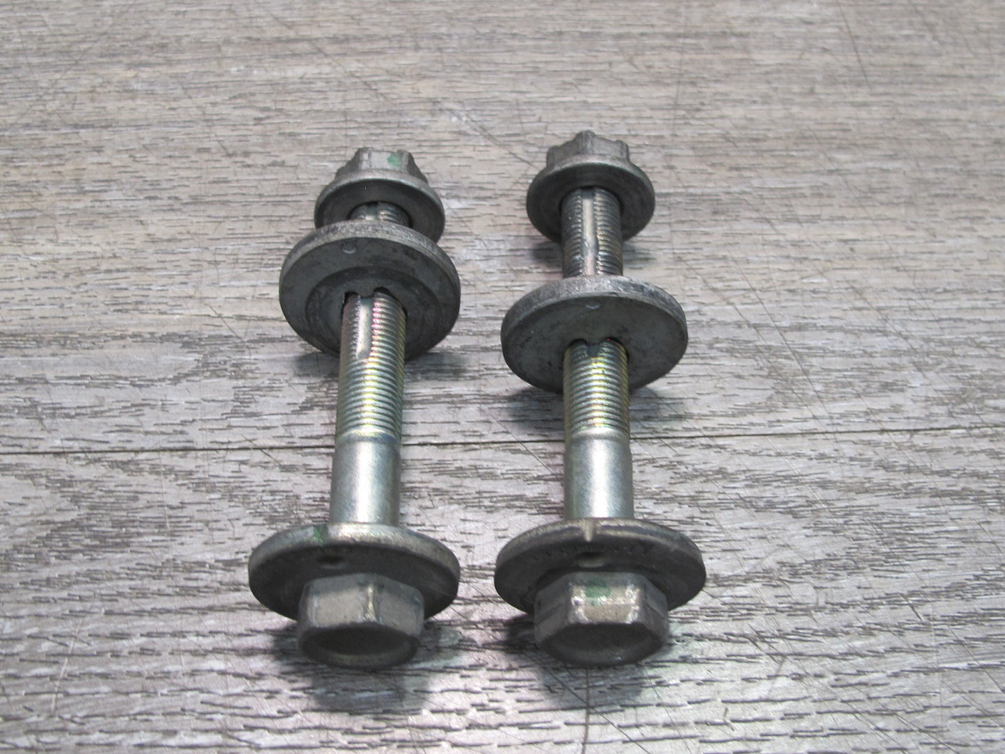 09-20 Nissan Z34 370Z Rear Suspension Adjustment Eccentric Camber Bolt Set OEM