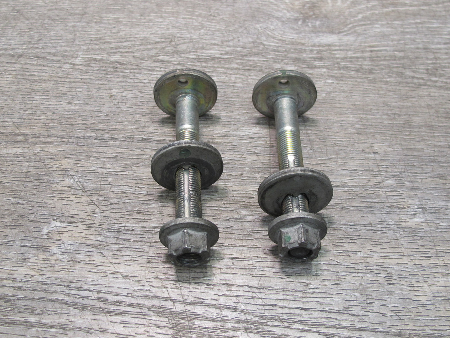 09-20 Nissan Z34 370Z Rear Suspension Adjustment Eccentric Camber Bolt Set OEM