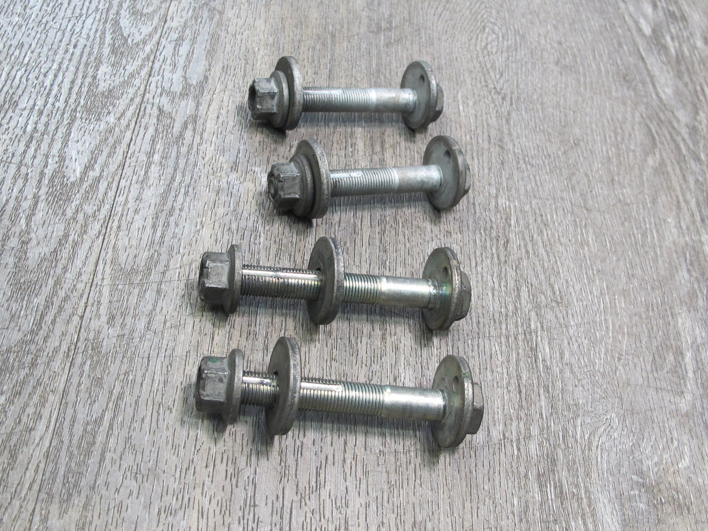 09-20 Nissan Z34 370Z Rear Suspension Adjustment Eccentric Camber Bolt Set OEM