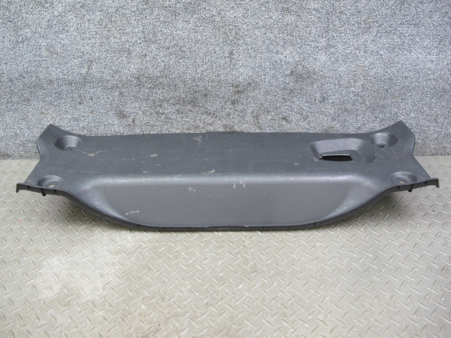 10-19 Nissan Z34 370Z Convertible Rear Trunk Scuff Sill Plate Trim Panel OEM