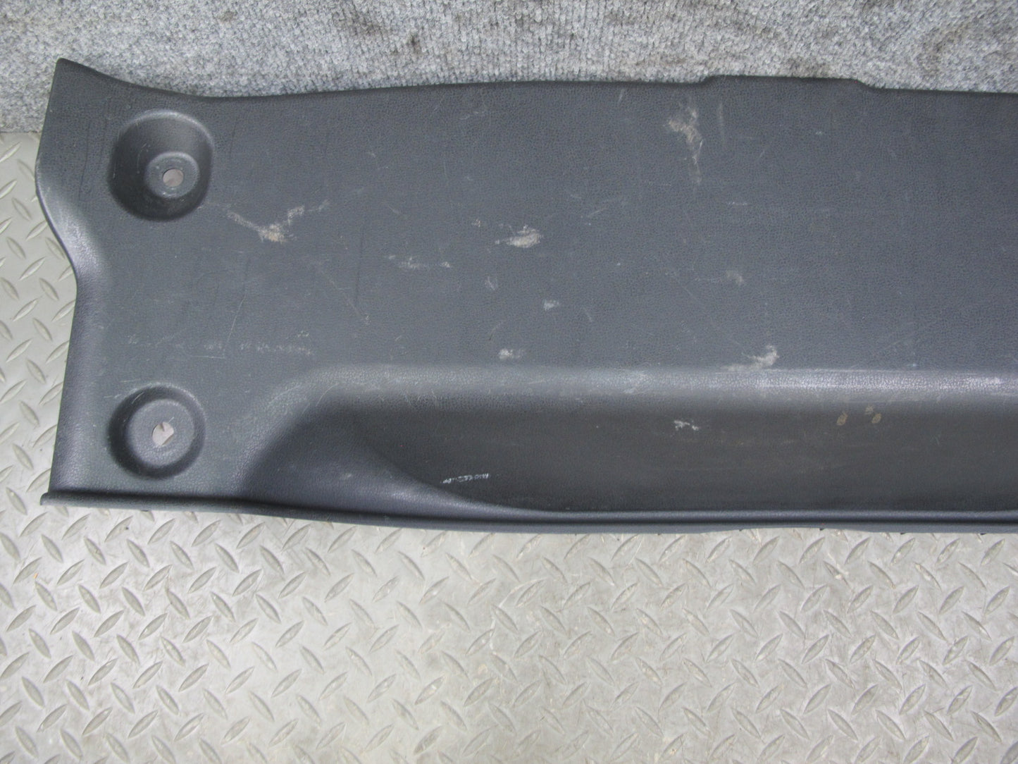 10-19 Nissan Z34 370Z Convertible Rear Trunk Scuff Sill Plate Trim Panel OEM