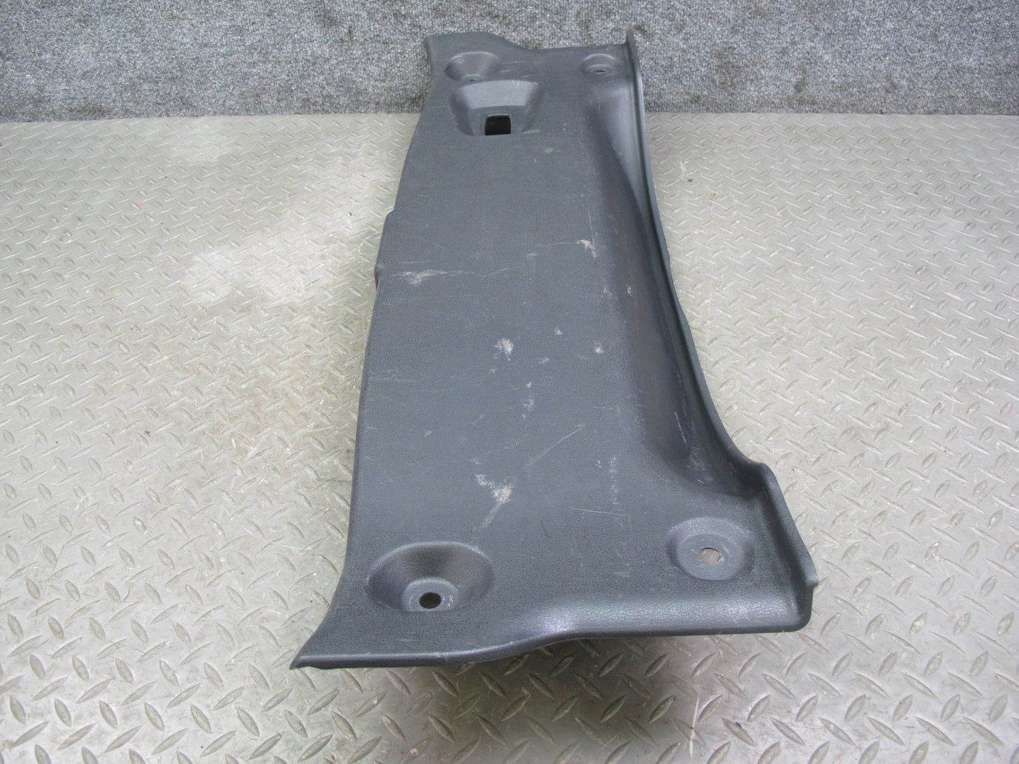 10-19 Nissan Z34 370Z Convertible Rear Trunk Scuff Sill Plate Trim Panel OEM