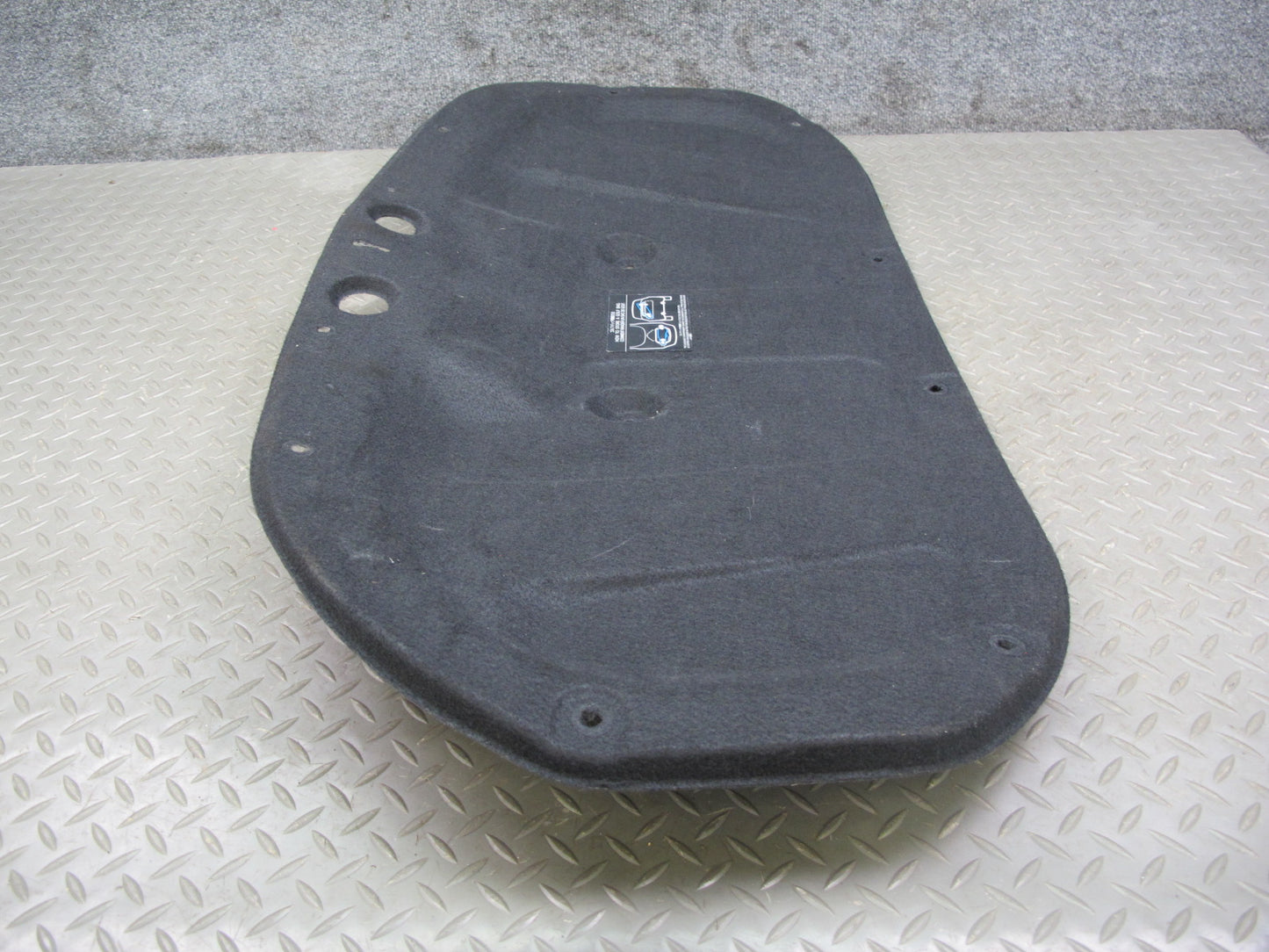 10-19 Nissan 370Z Z34 Convertible Rear Trunk Trim Cover Panel 84966-1ET0A OEM