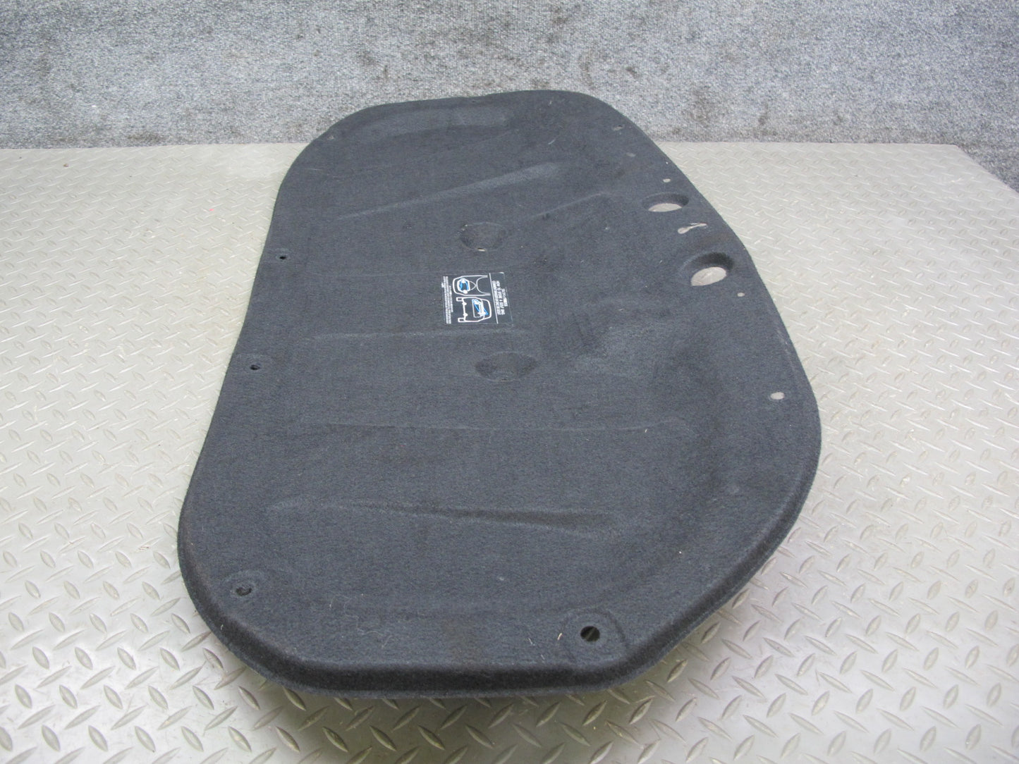 10-19 Nissan 370Z Z34 Convertible Rear Trunk Trim Cover Panel 84966-1ET0A OEM