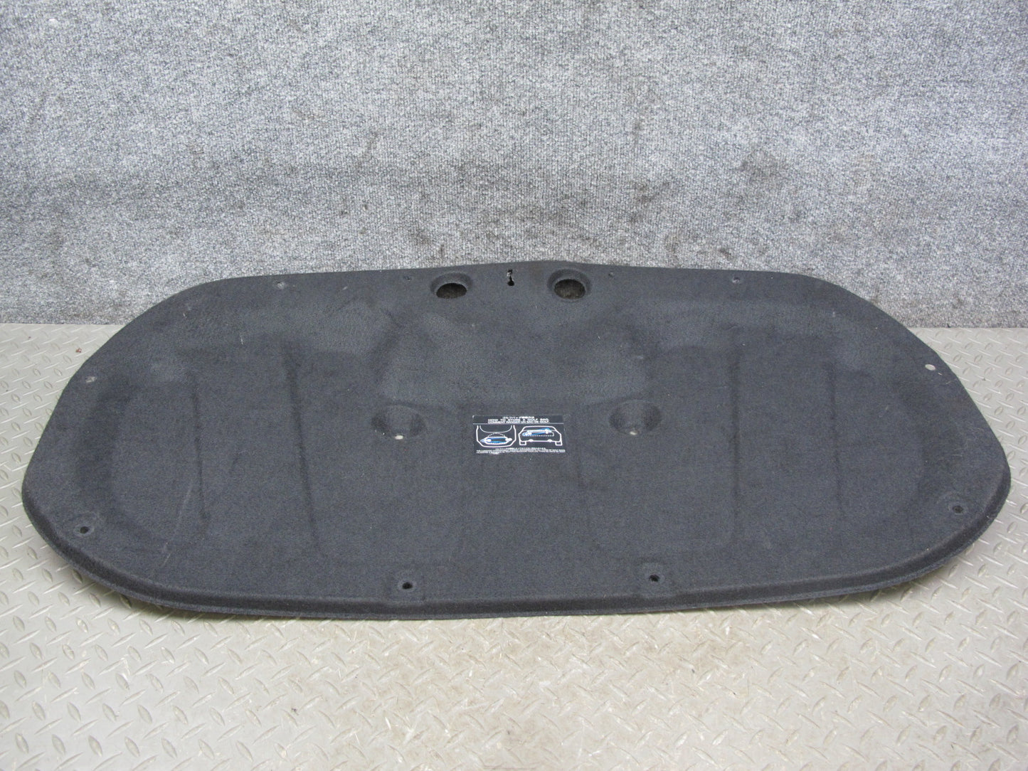 10-19 Nissan 370Z Z34 Convertible Rear Trunk Trim Cover Panel 84966-1ET0A OEM