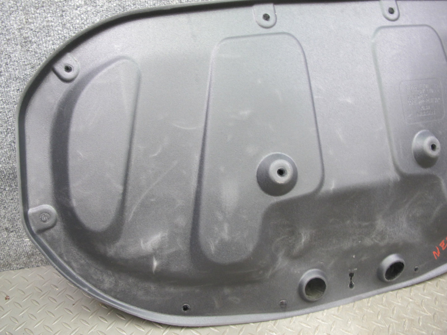10-19 Nissan 370Z Z34 Convertible Rear Trunk Trim Cover Panel 84966-1ET0A OEM